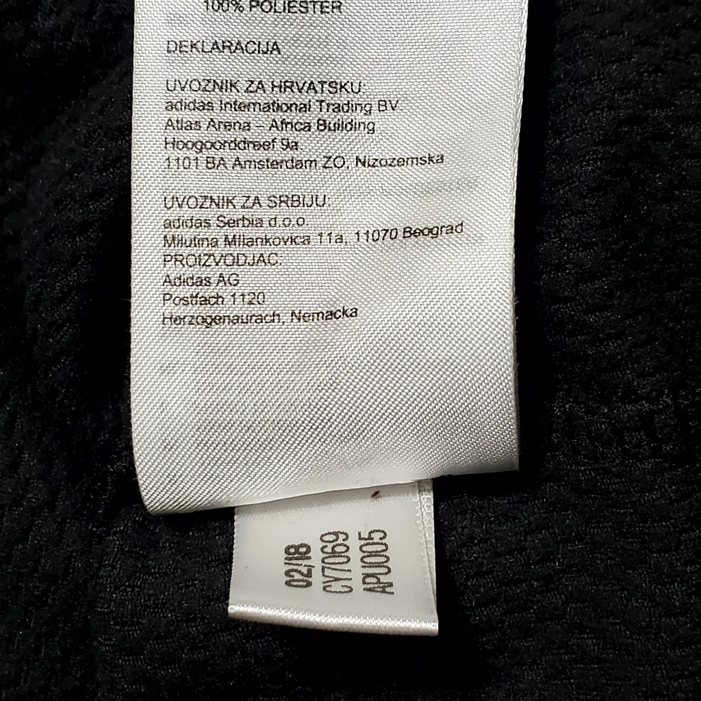 Adidas "Here to Create" Adobe Max Climawarm Hoodie pullover in black 2X - Picture 10 of 10